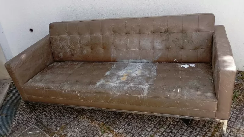 Sofás — Antes da limpeza DeepClean
